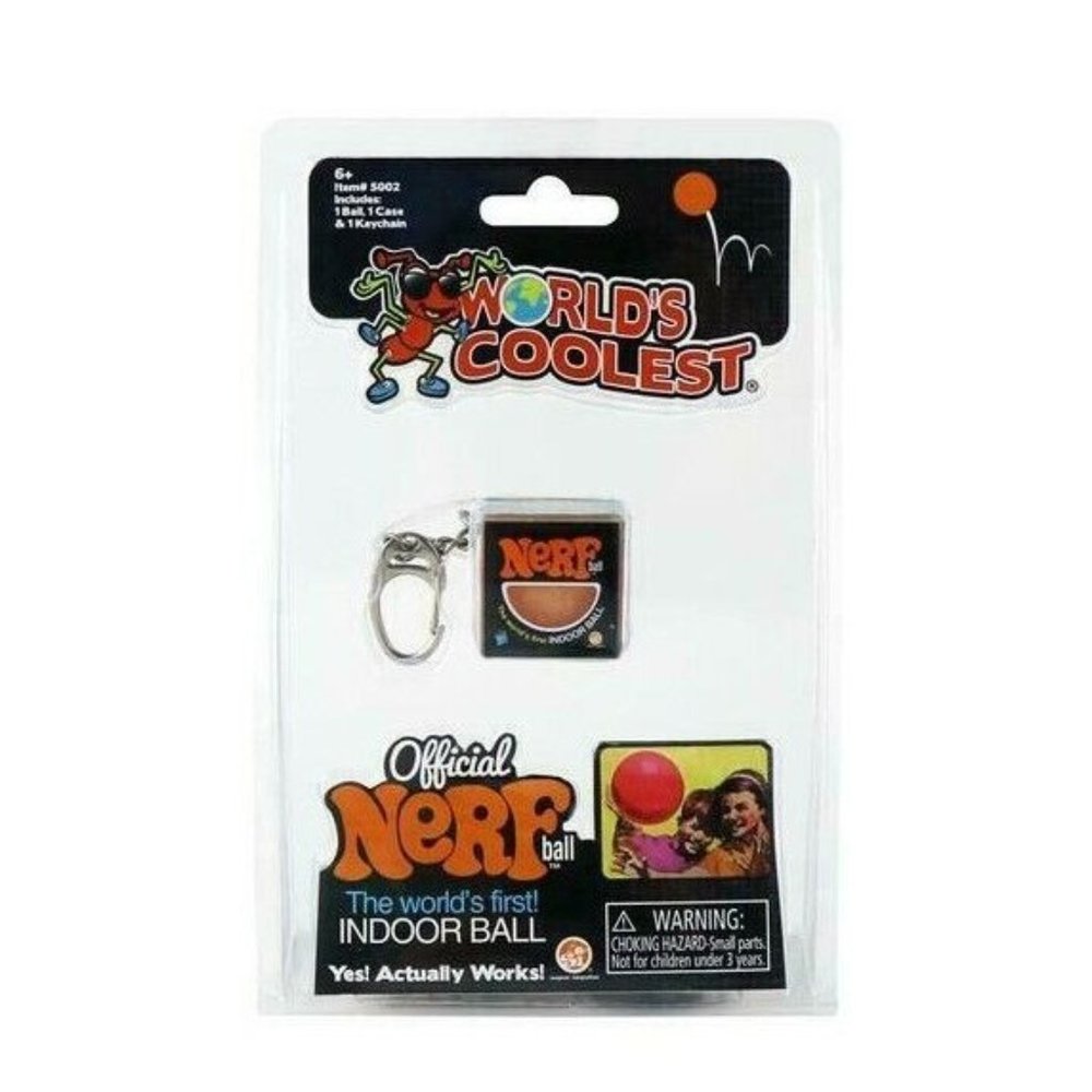 World's Coolest Official Nerf Ball Keychain - Super Impulse